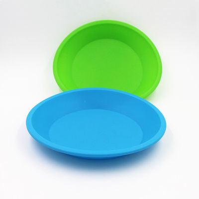Food Grade Round Silicone Cake Mould Pan Tidak Beracun Tahan Panas