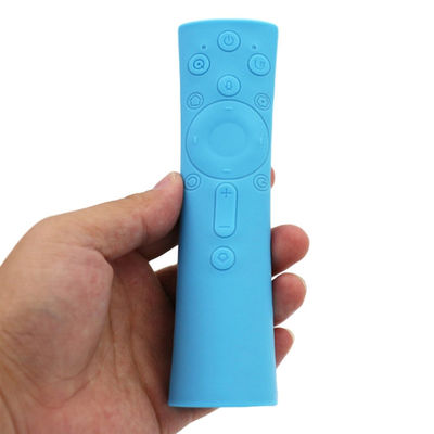 Tahan Debu TV Silicone Remote Cover Anti Slip Biru Bening Warna Merah