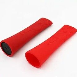 Tahan Debu TV Silicone Remote Cover Anti Slip Biru Bening Warna Merah
