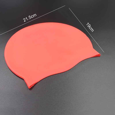 Perlengkapan Karet Silikon Tahan Air Topi Renang Lembut Multicolor
