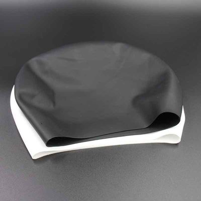 Perlengkapan Karet Silikon Tahan Air Topi Renang Lembut Multicolor