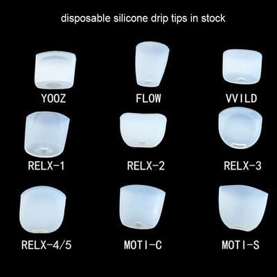Disposable 810 510 Silicone Rubber Supplies Drip Tip Tahan Lama Untuk Rokok E