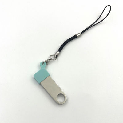 Penutup USB Silikon Portabel Tidak Berbahaya Anti Debu Merah Biru Warna Putih