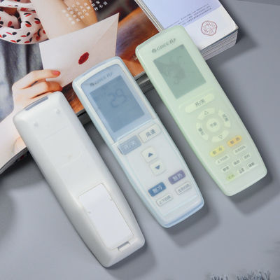 Custom Glow-In-The-Dark Green Silicone Protective Cover/Sleeve/Case Untuk AC Remote Control