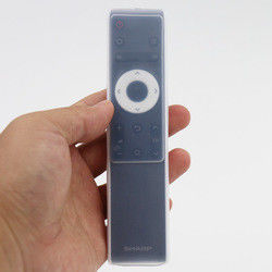 Kualitas Tinggi Berbagai Ukuran Sarung Pelindung Lengan Silikon Transparan Untuk Remote Control TV / AC
