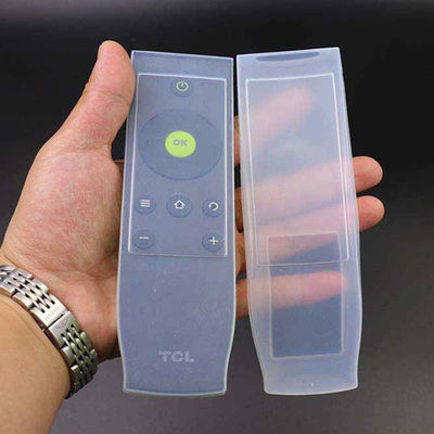 Anti-shock Tahan Air Tahan Debu Bening Silicone TCL TV Remote Control Cover/Case/Lengan