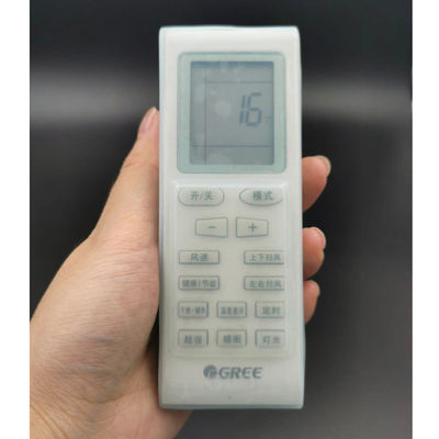 Lengan/Kasus/Penutup Pelindung Silikon Transparan Tahan Debu Untuk Remote Control AC GREE
