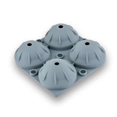 Bourbon Ball Silicone Ice Mold 12x12x5cm Portabel Untuk Koktail