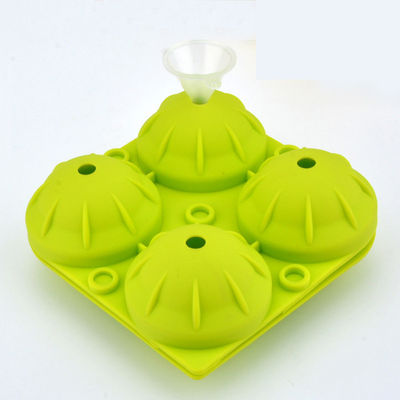 Bourbon Ball Silicone Ice Mold 12x12x5cm Portabel Untuk Koktail