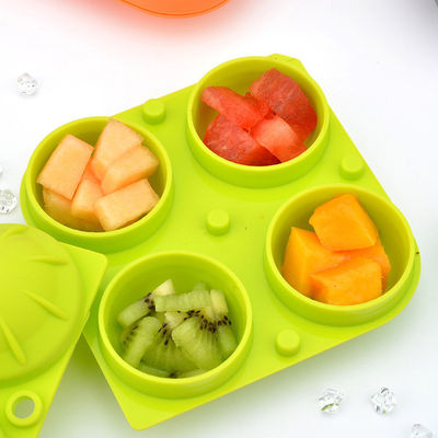 Bourbon Ball Silicone Ice Mold 12x12x5cm Portabel Untuk Koktail