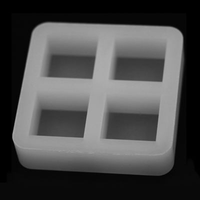 Odourless Silicone Square Ice Cube Tray Block Mould 60x60x15mm Serbaguna