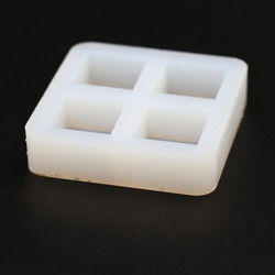 Odourless Silicone Square Ice Cube Tray Block Mould 60x60x15mm Serbaguna