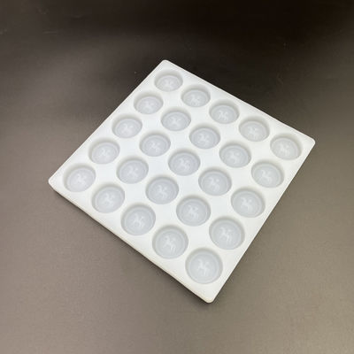 Baki Cetakan Permen Silikon Es Bulat Dapat Digunakan Kembali 25 Rongga Diameter 35mm