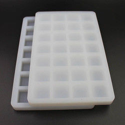 Cokelat Transparan Cetakan Permen Silikon 28 Rongga 26x16x1.5cm