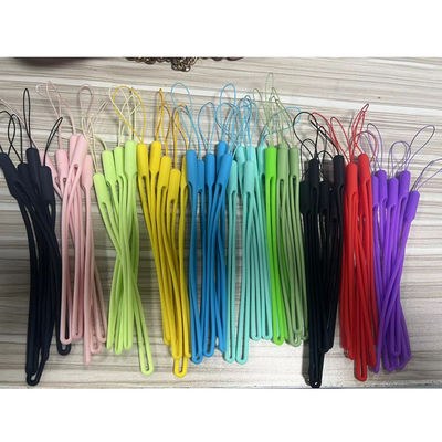 Persediaan Karet Silikon Multicolor Kokoh Tali Ponsel Tidak Berbau