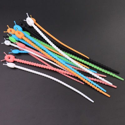 Tali Kabel Pasokan Karet Silikon Dapat Dilepas Dapat Dilepas Dapat Digunakan Kembali