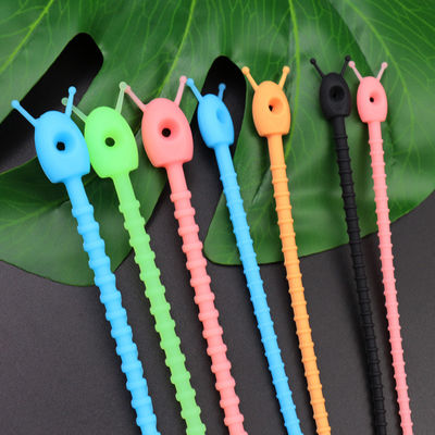 Tali Kabel Pasokan Karet Silikon Dapat Dilepas Dapat Dilepas Dapat Digunakan Kembali