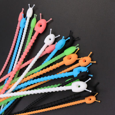 Tali Kabel Pasokan Karet Silikon Dapat Dilepas Dapat Dilepas Dapat Digunakan Kembali