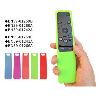 Tahan Debu Warna-warni Silikon Lembut Melindungi Case untuk Samsung Smart TV BN59 Remote Control