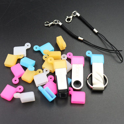 Penutup Pelindung Silikon USB yang Tidak Berbahaya Tahan Debu Ringan
