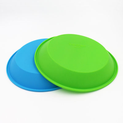 Food Grade Round Silicone Cake Mould Pan Tidak Beracun Tahan Panas