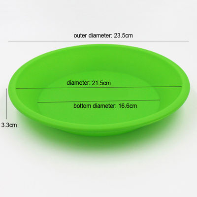 Food Grade Round Silicone Cake Mould Pan Tidak Beracun Tahan Panas