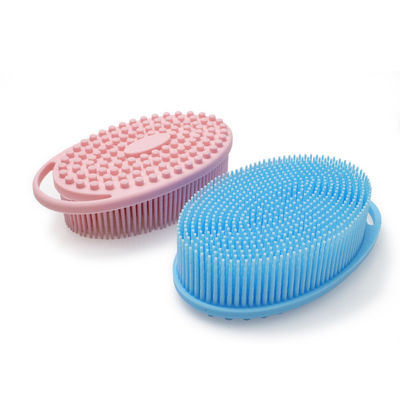 Silikon Lembut Sikat Mandi Tubuh Scrubber Food Grade Untuk Pria Wanita Bayi