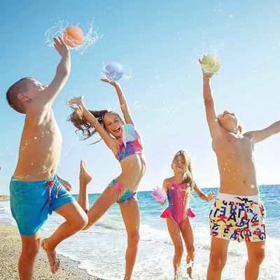 Balon Bola Bom Air Silikon Dapat Digunakan Kembali Untuk Anak-Anak Permainan Air Pantai Kolam Renang