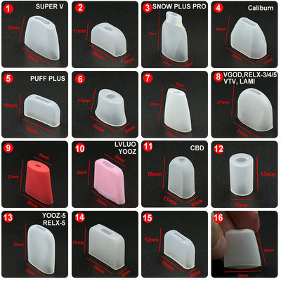 Disposable 810 510 Silicone Rubber Supplies Drip Tip Tahan Lama Untuk Rokok E