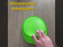 Tahan lama Non-Stick Food Grade BPA Free Round Silicone Cake Mould Baking Loyang