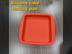 Food Grade BPA Free Silicone Rumah Tangga Alat Kue Kue Cetakan Kue Persegi Cetakan Roti
